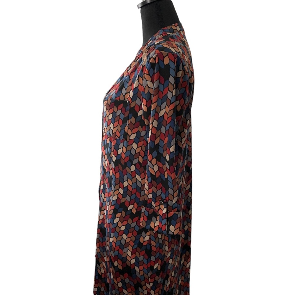Ava & Grace Women’s Long Sleeve Dress -Fall Multicolor- Size Small - Picture 9 of 10